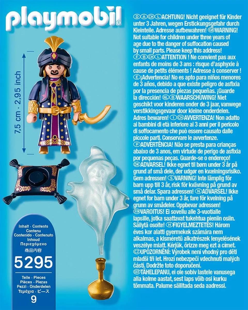 Playmobil Magiër met Geest in de Fles 5295 - Multicolor - afbeelding 2 van 4