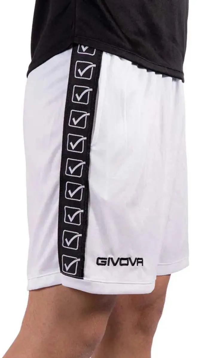 Givova Poly Band Korte Broek Wit 4XL - afbeelding 2 van 3