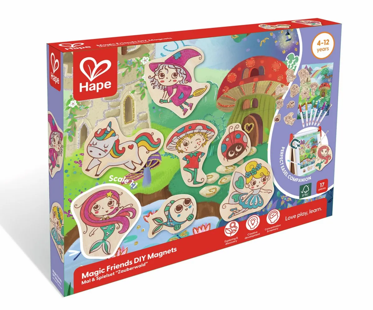 Hape Mal & Spielset Zauberwald - Veelkleurig