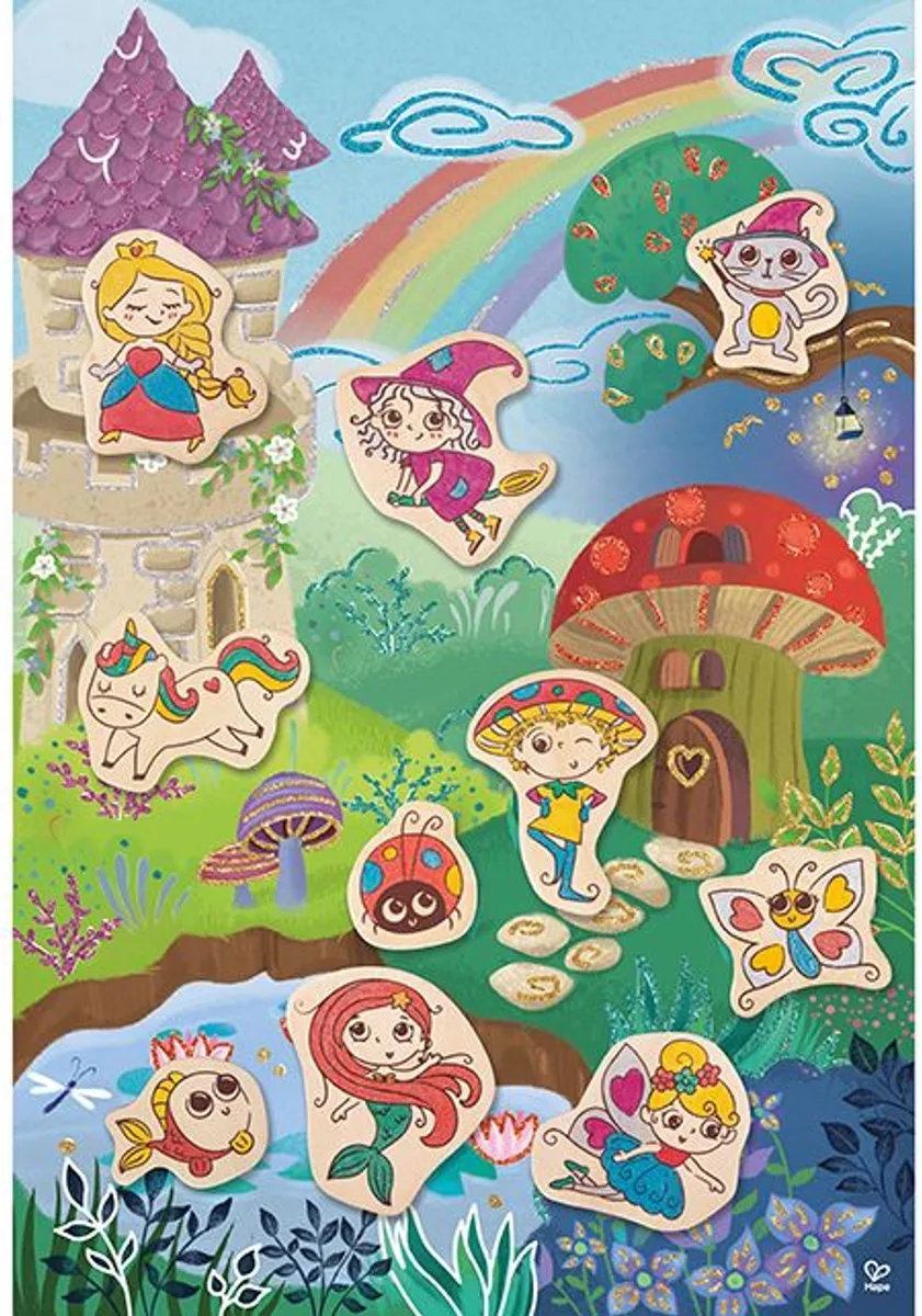Hape Mal & Spielset Zauberwald - Veelkleurig