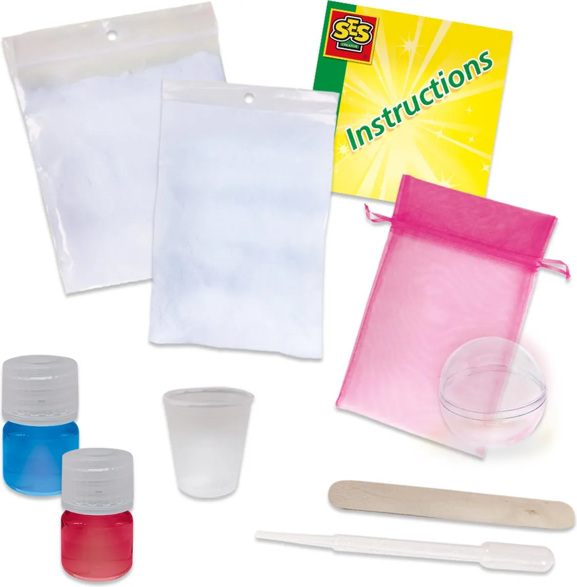 SES Creative Galaxy Bad Bruisballen Knutselset - 2-delige mal & mix