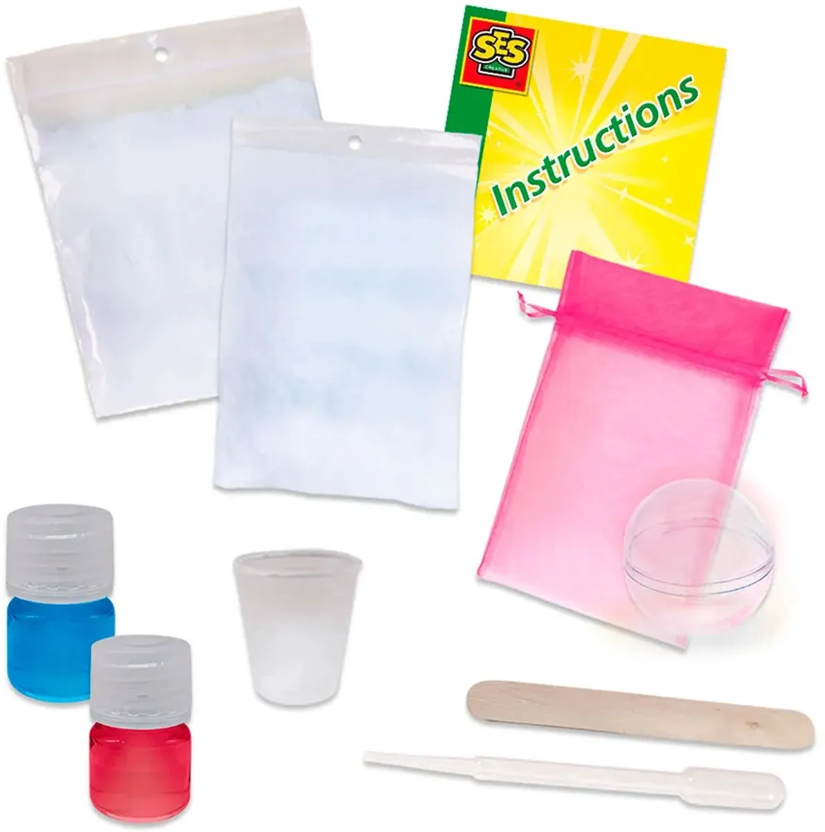 SES Creative Galaxy Bad Bruisballen Knutselset - 2-delige mal & mix