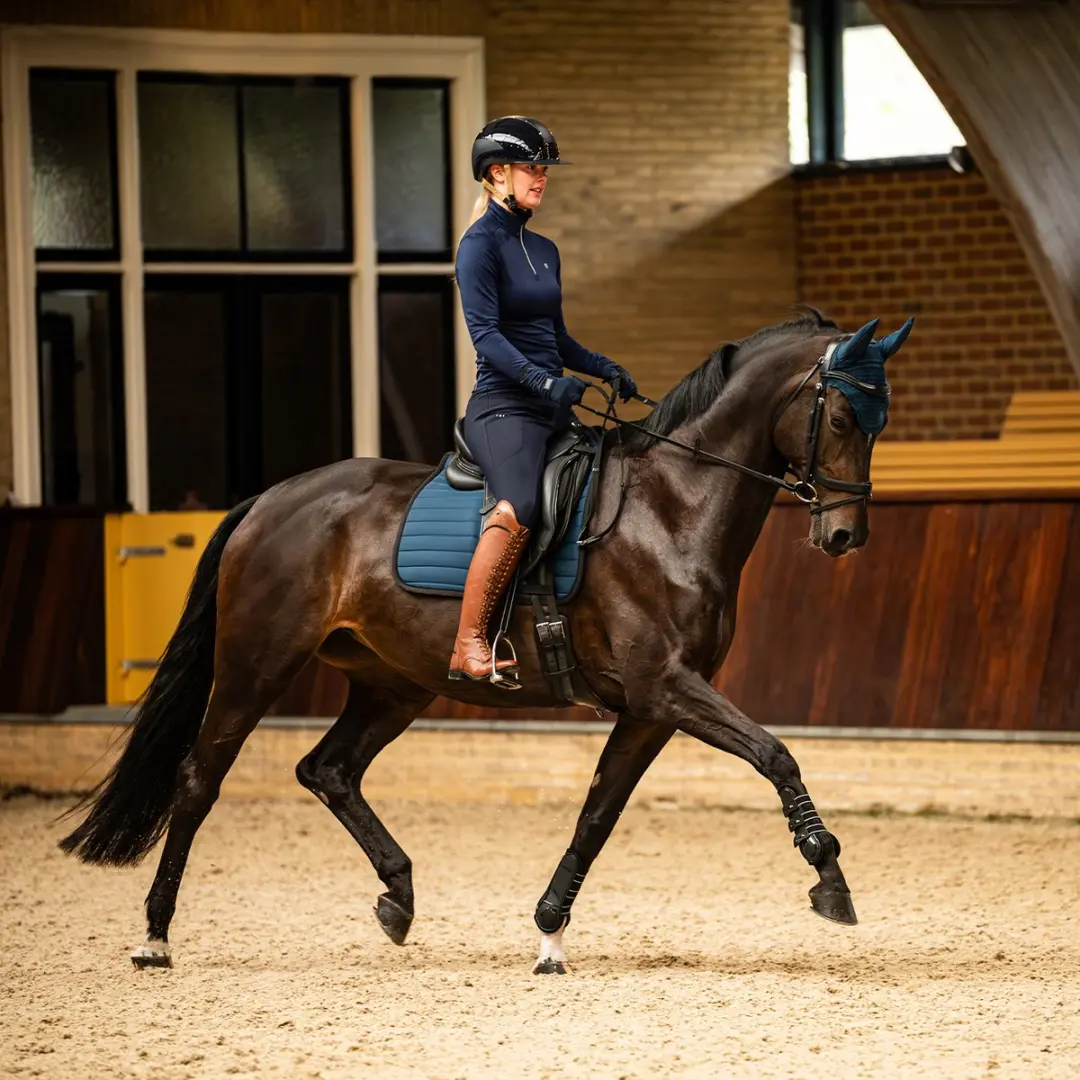 QHP Lymee Softshell Rijbroek Fullgrip - 48 - Blauw - afbeelding 5 van 6