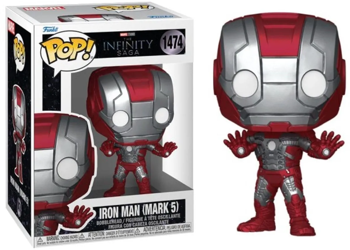 Funko Pop! Iron Man Mark 5 Vinylfiguur 889698837897 - Multicolor