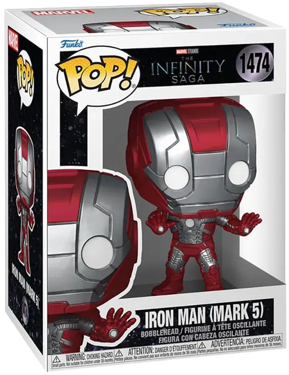 Funko Pop! Iron Man Mark 5 Vinylfiguur 889698837897 - Multicolor
