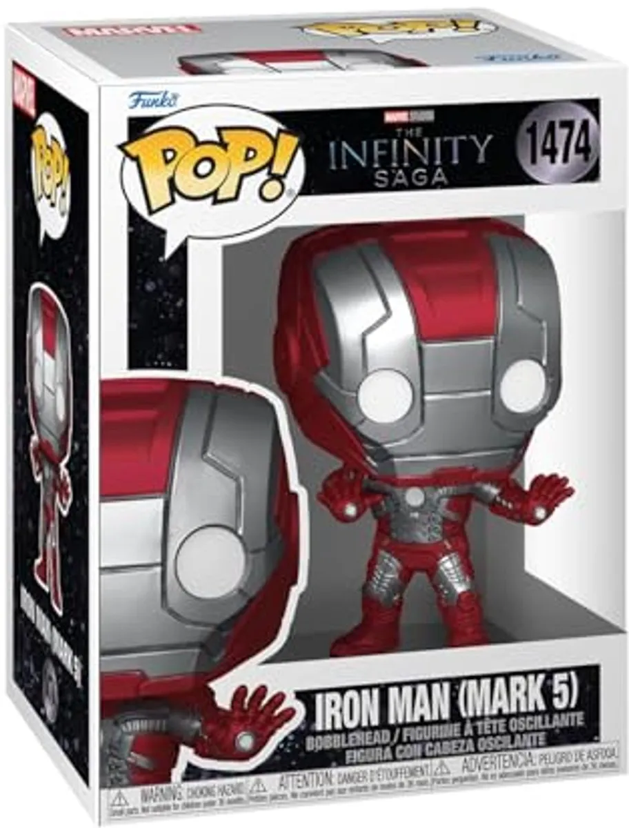 Funko Pop! Iron Man Mark 5 Vinylfiguur 889698837897 - Multicolor