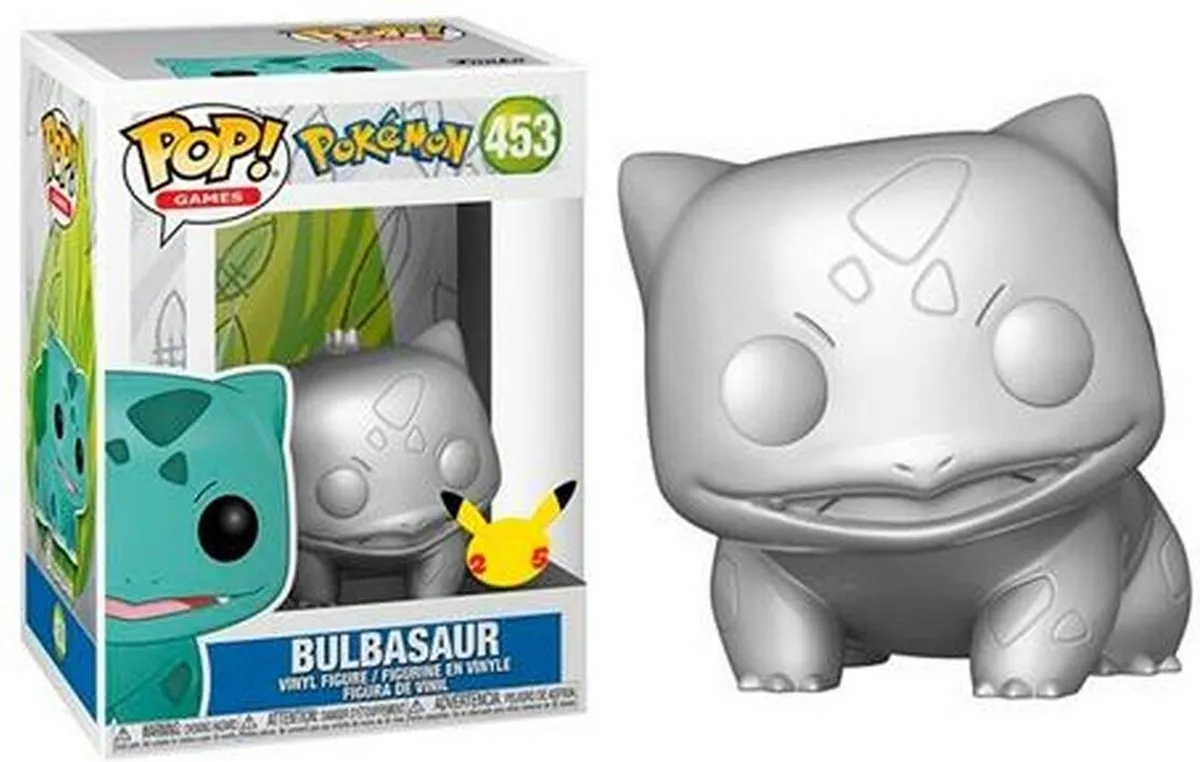 Funko Pop! Pokémon Bulbasaur 10 inch - Zilver