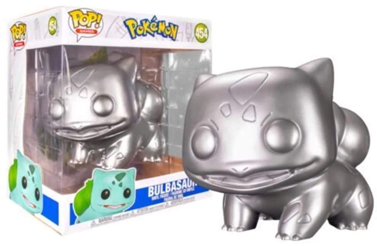 Funko Pop! Pokémon Bulbasaur 10 inch - Zilver