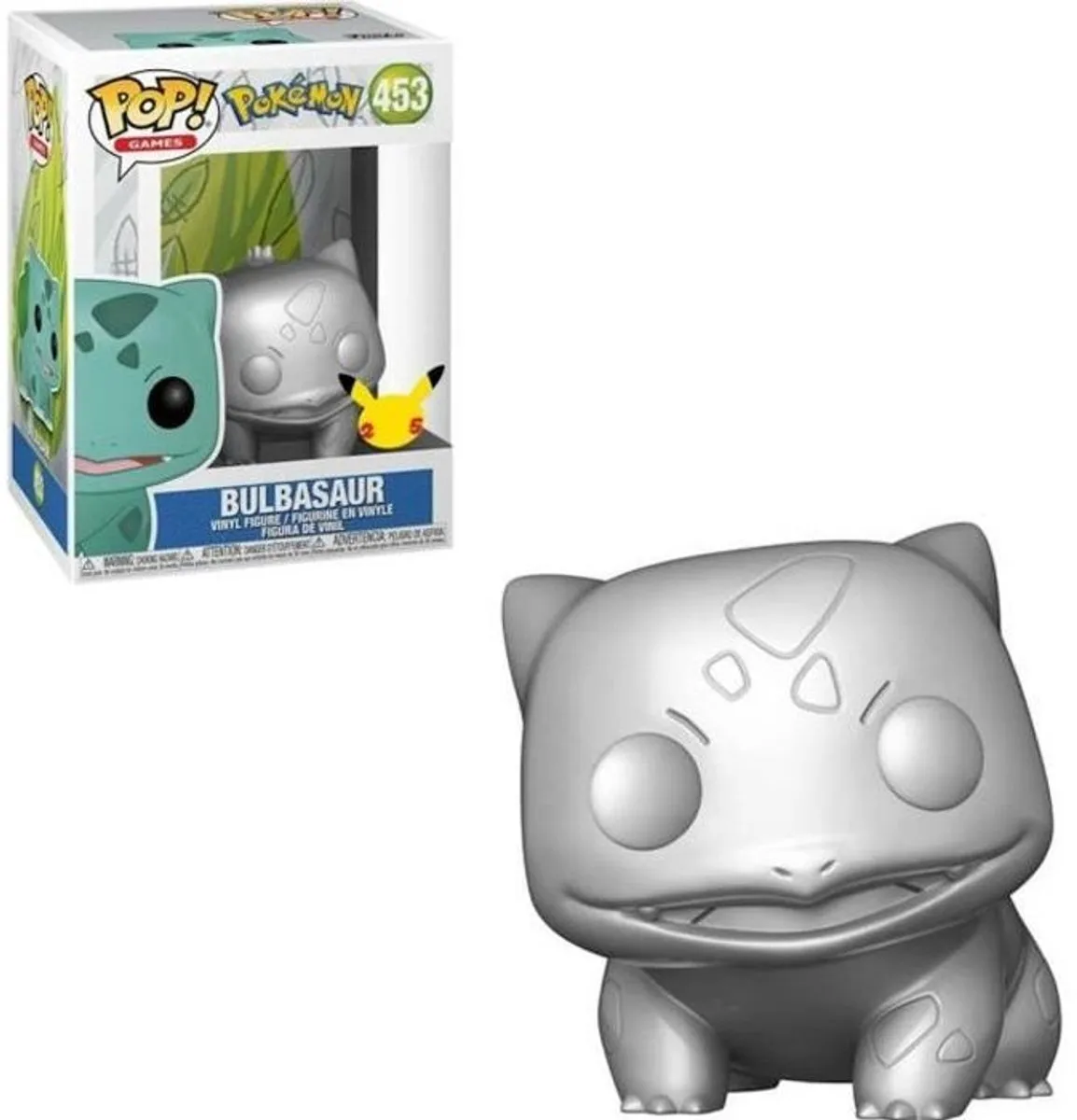 Funko Pop! Pokémon Bulbasaur 10 inch - Zilver
