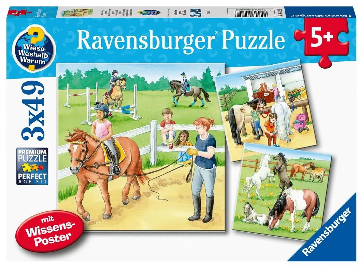 Ravensburger Een dag op de manege Puzzel