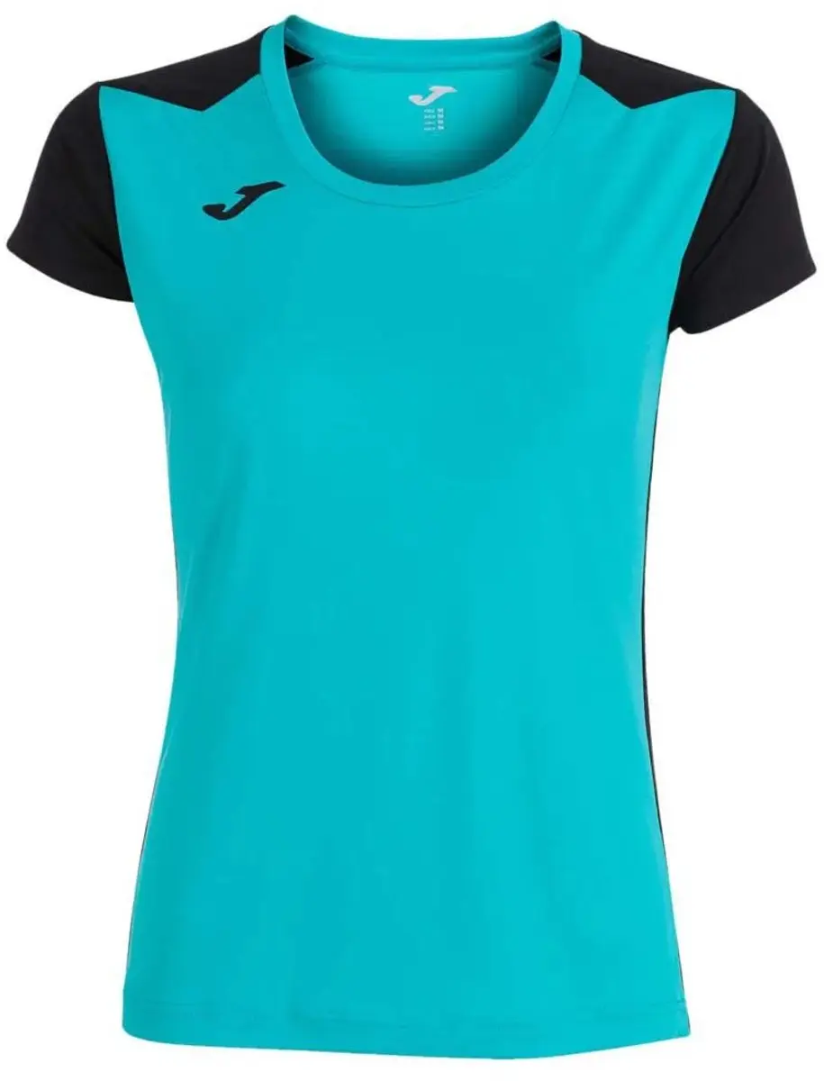 Joma Record II T-shirt Vrouw - S - Blauw/Turquoise