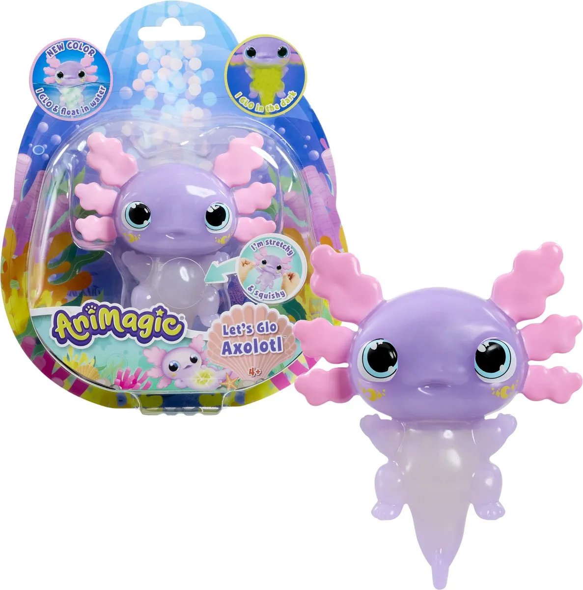 Goliath Animagic Let's Glo Axolotl Pastel