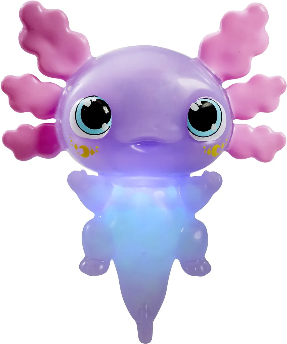Goliath Animagic Let's Glo Axolotl Pastel - Lichtgevende Speelfiguur - 3x AAA
