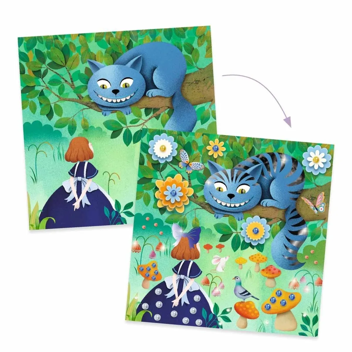 Djeco Wonderland Knutselset - Multicolor - 4 Stuks - afbeelding 5 van 6