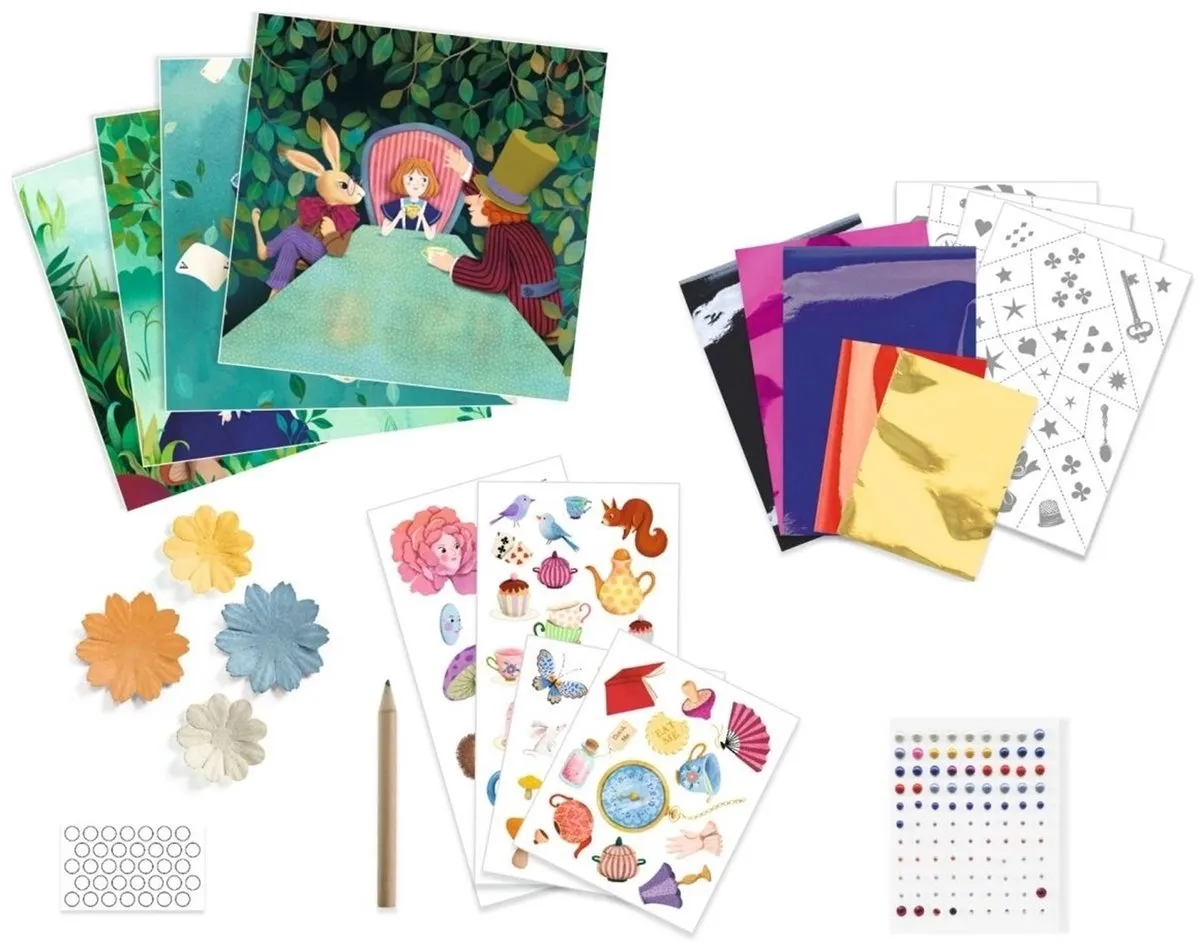 Djeco Wonderland Knutselset - Multicolor - 4 Stuks - afbeelding 6 van 6