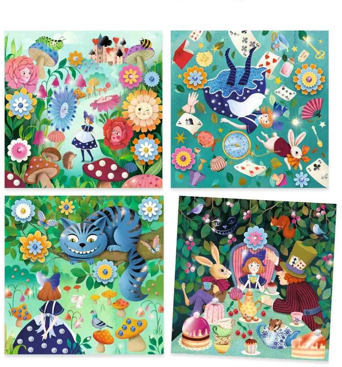 Djeco Wonderland Knutselset - Multicolor - 4 Stuks - afbeelding 4 van 6