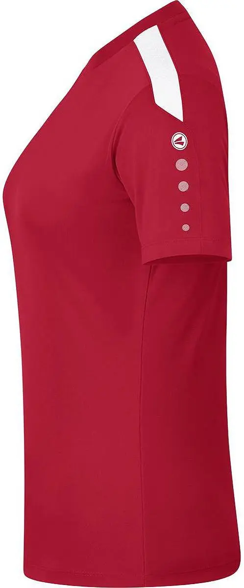 JAKO Power Shirt Dames Korte Mouw - Rood Maat 36