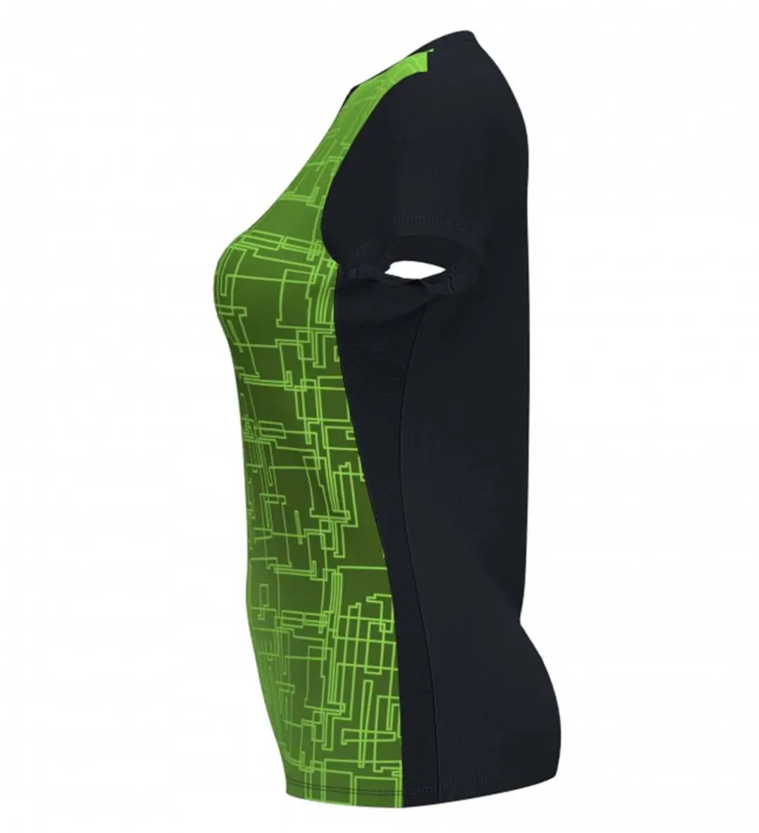 Joma Elite VIII T-shirt Meisje 12-14 jaar - Groen/Zwart