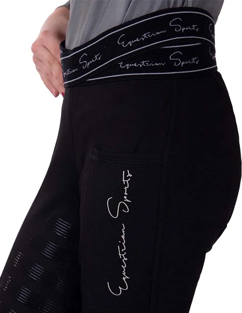 QHP Karley Junior Rijlegging 140 - Black - afbeelding 2 van 2