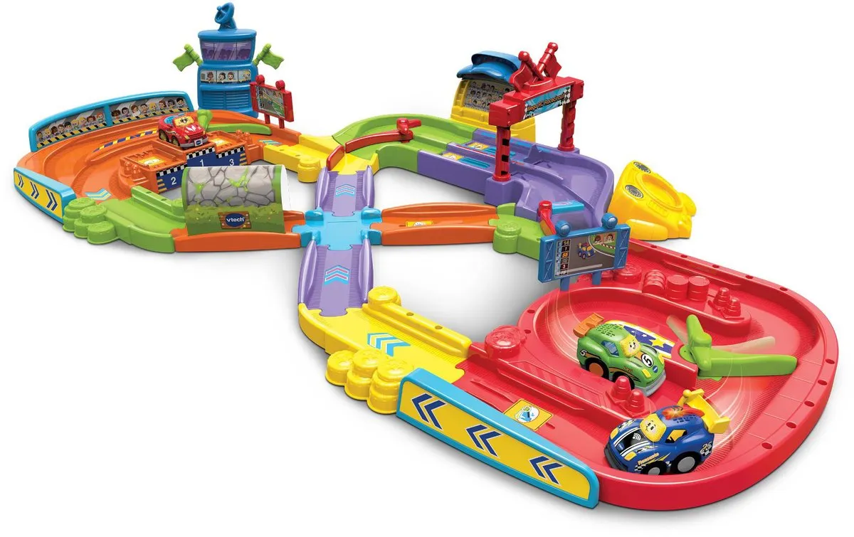 VTech Toet Toet Auto's Mega RC Racecircuit - 2 Auto's - Multicolor - afbeelding 6 van 6