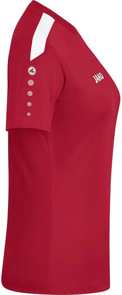 JAKO Power Shirt Korte Mouw Dames - Rood Maat 38