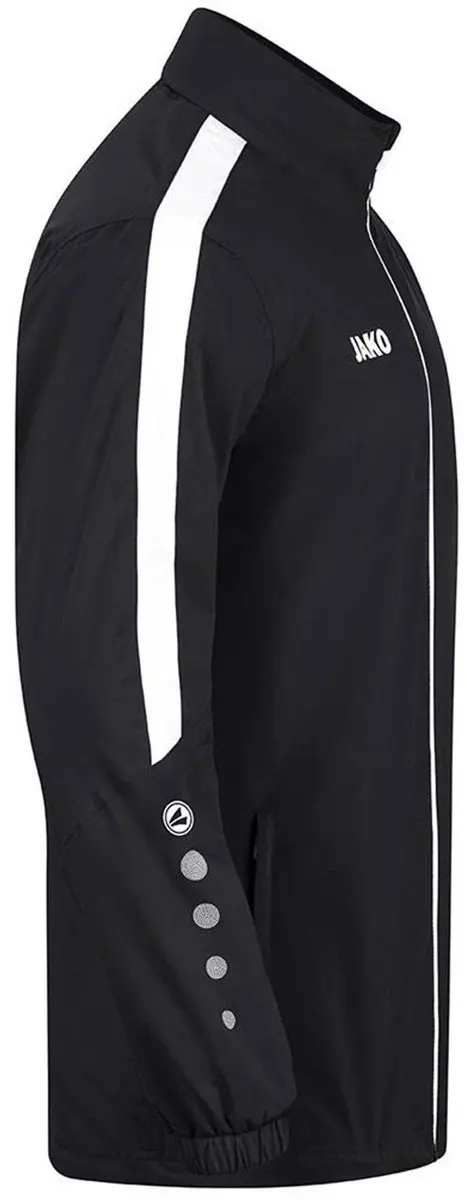 JAKO Power Regenjas Junior 128 - Zwart/Wit