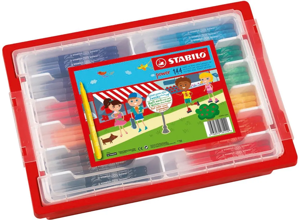 STABILO Power Kleurstiften 144 Stuks