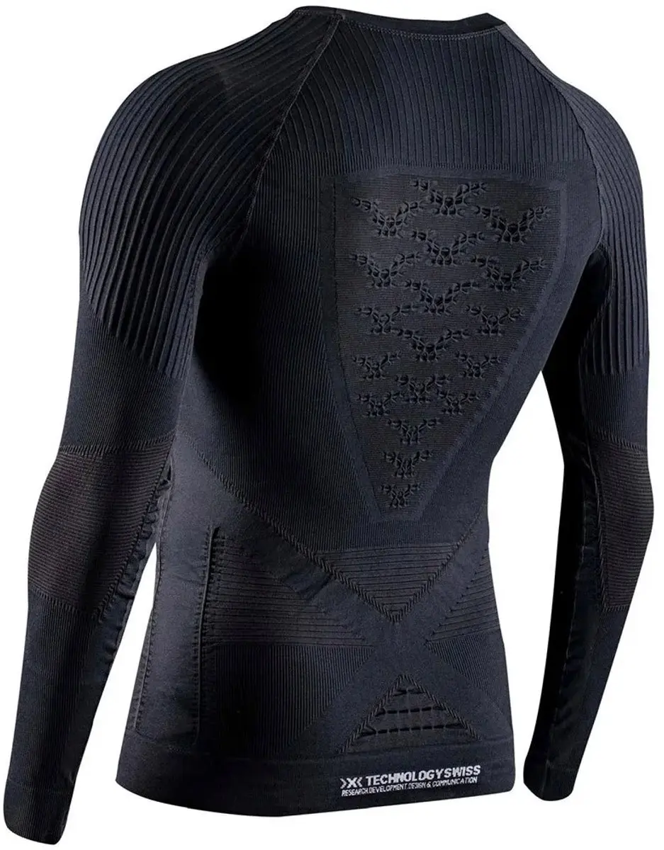 X-Bionic Energy Accumulator 4.0 Lange Mouwen Basislaag - S - Opal Black/Arctic White
