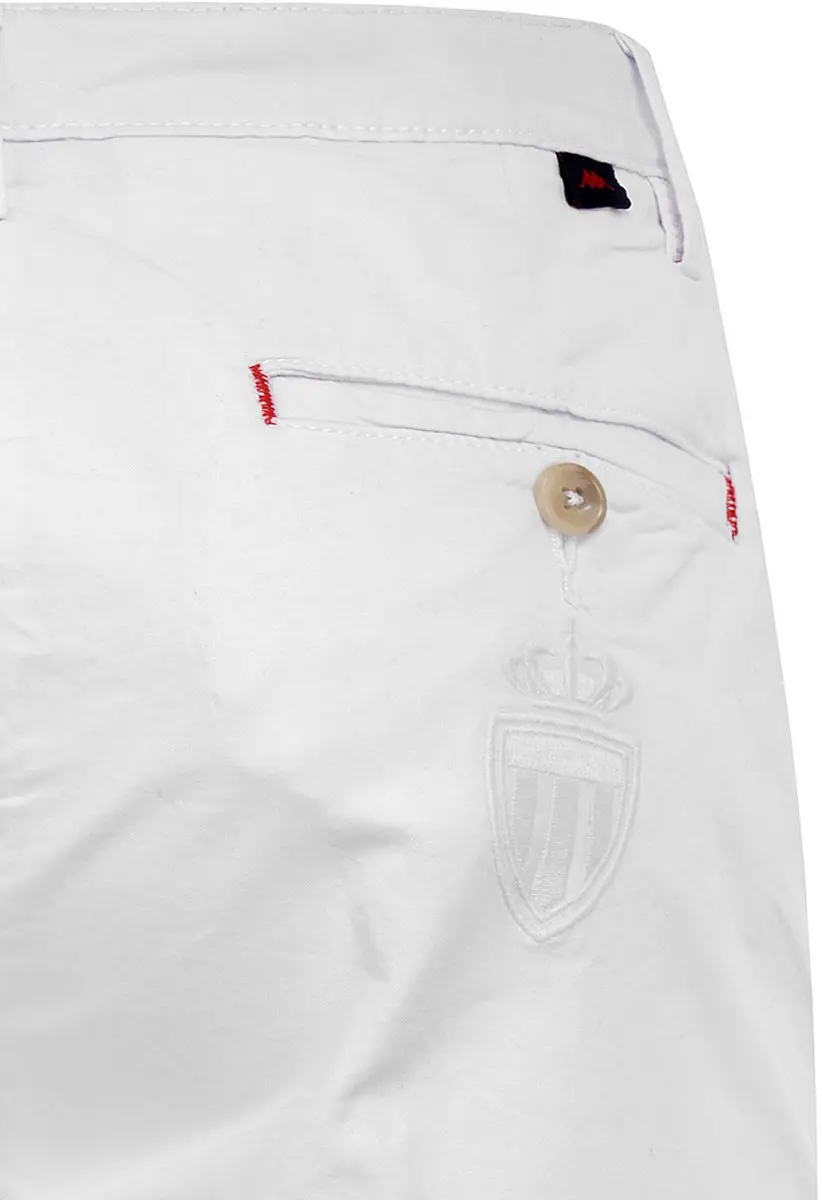 Kappa AS Monaco 2020/21 Dames Shorts - Maat 38 - Wit