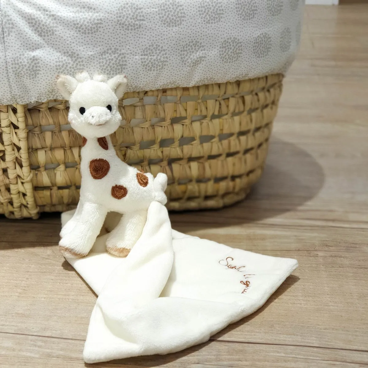 Sophie de Giraf Chérie Knuffeldoekje - Beige/Bruin