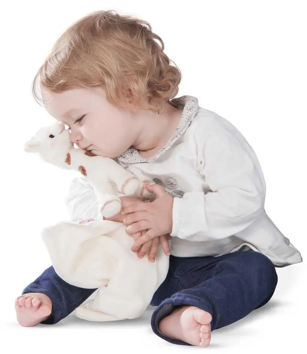 Sophie de Giraf Chérie Knuffeldoekje - Beige/Bruin
