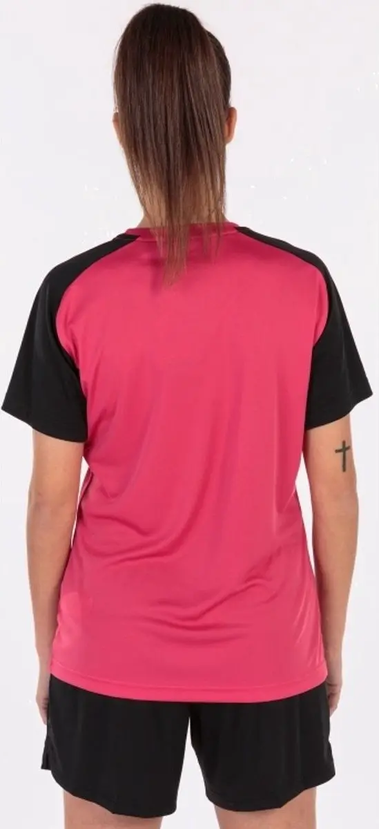 Joma Academy IV Shirt Dames - Raspberry/Zwart M