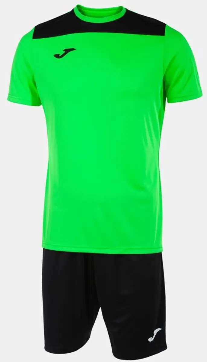 Joma Phoenix II Sportset - XS - Fluor Groen/Zwart