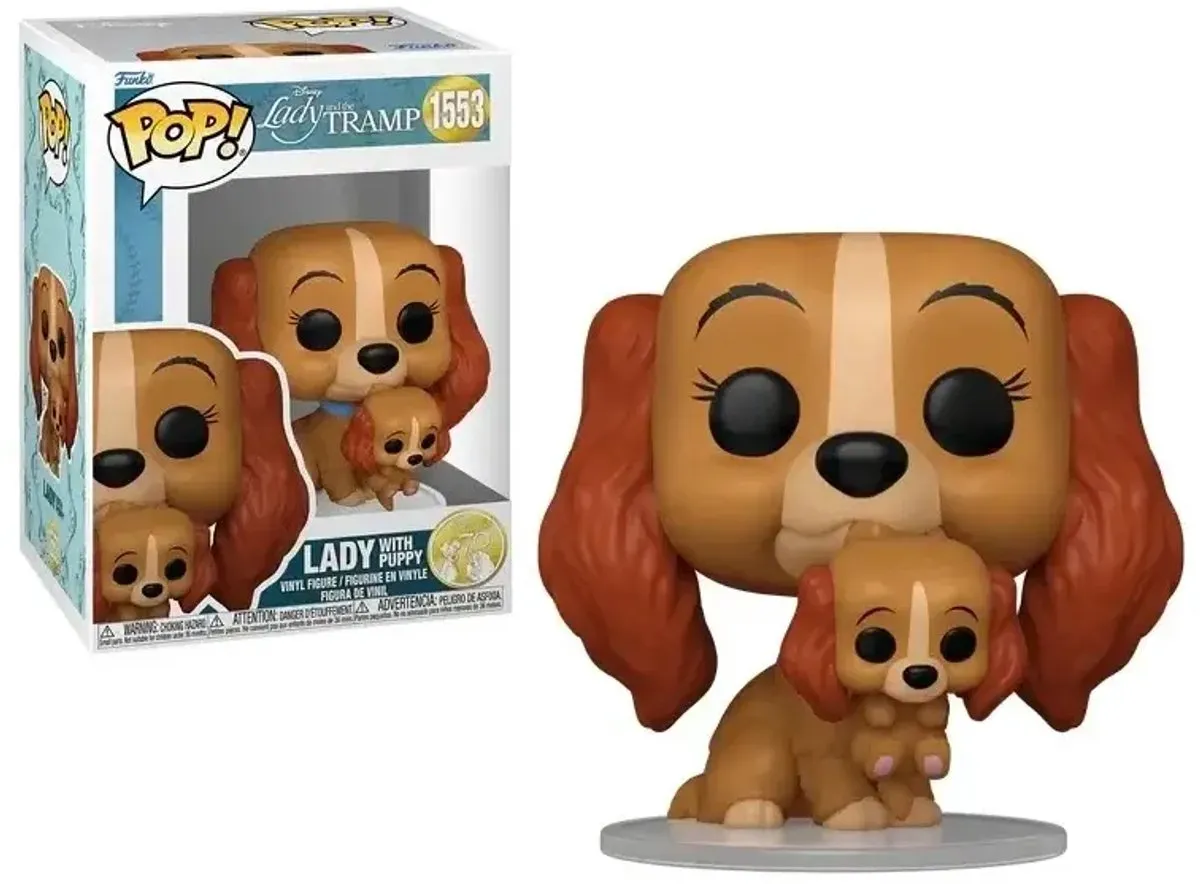 Funko Pop! Lady and the Tramp Lady with Puppy 1553 - Multicolor
