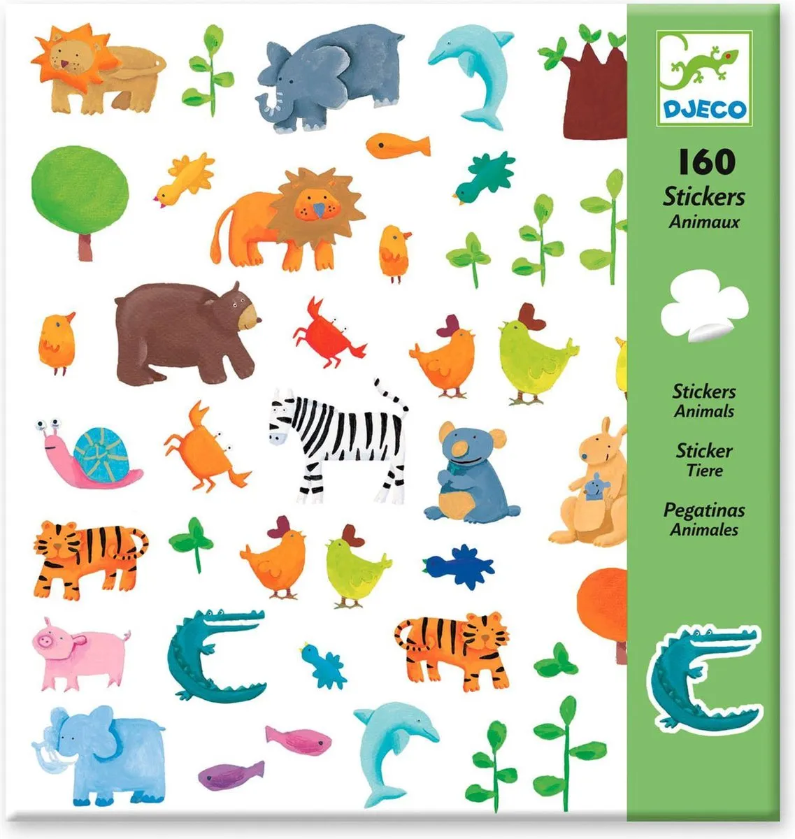 Djeco Stickers Dieren