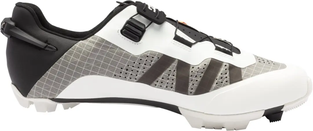 Sidi Aeron XC Heren Witte Fietsschoenen - Carbon Zool - 43.5