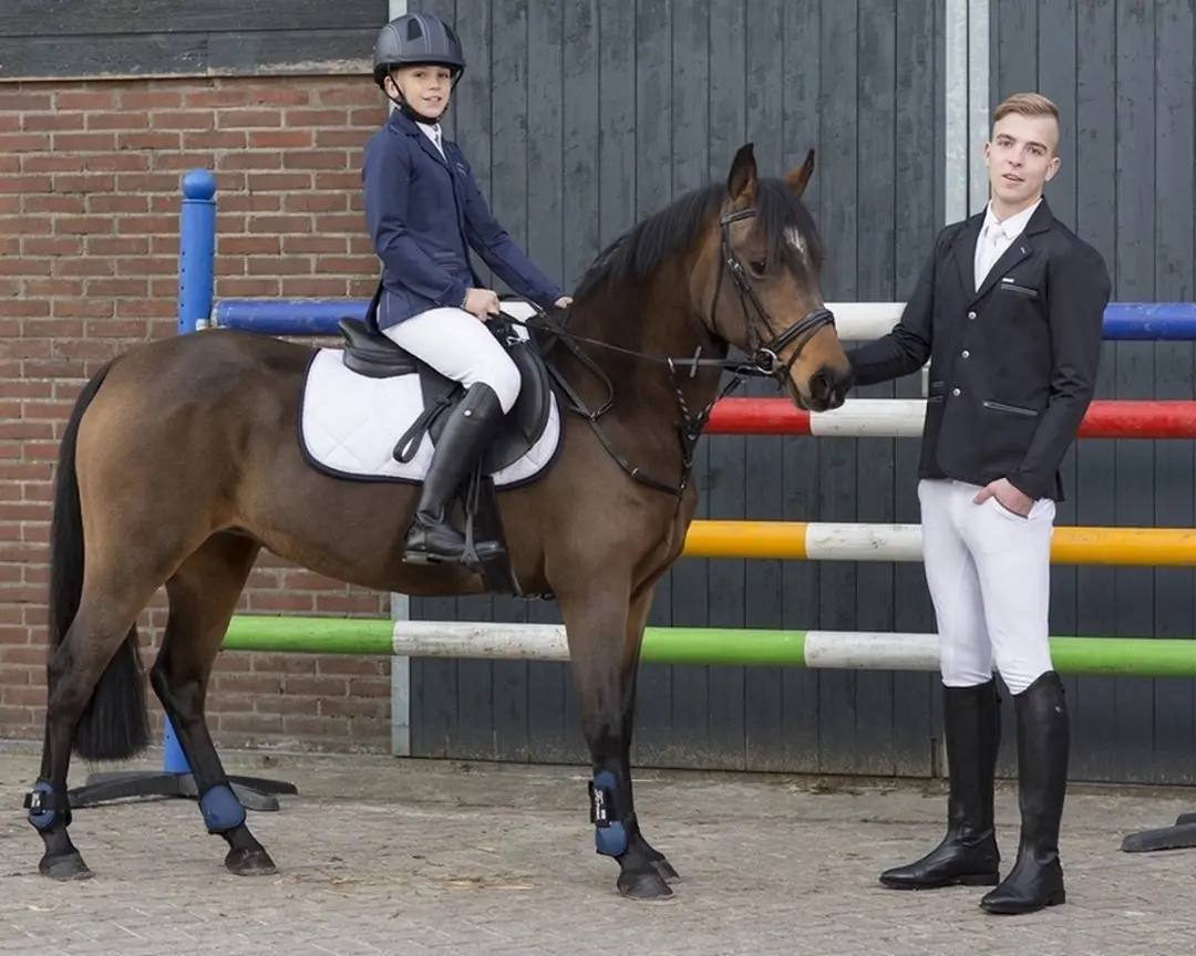 QHP Wedstrijdjas Perry Boys 164 - Zwart