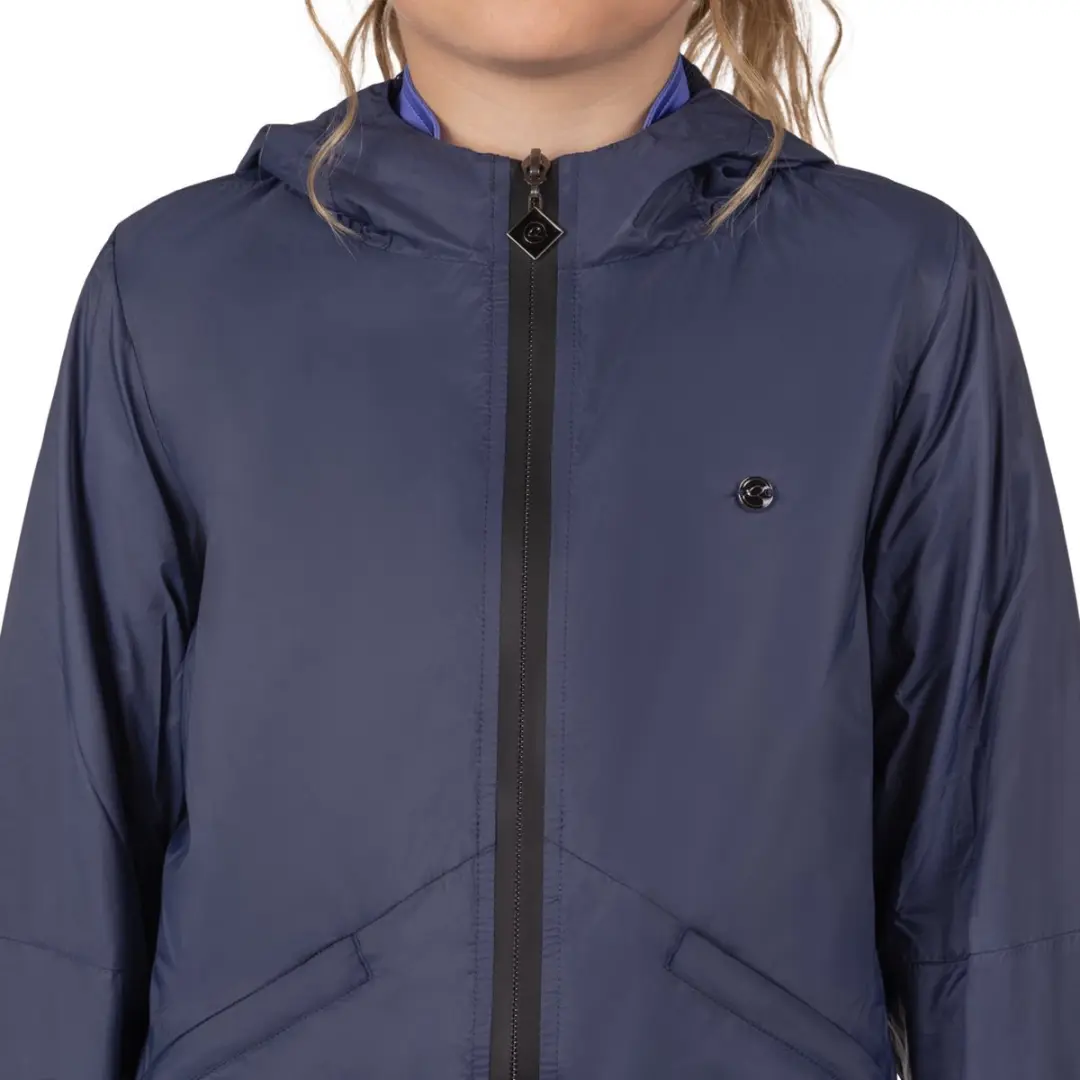 QHP Windjack Nyomi Junior - Maat 152 Navy - afbeelding 4 van 6