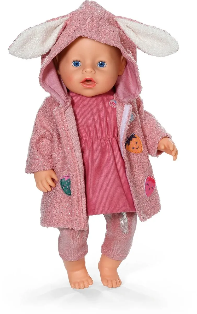 Baby Born Jas-set met jurk 43cm - Rose - afbeelding 5 van 6