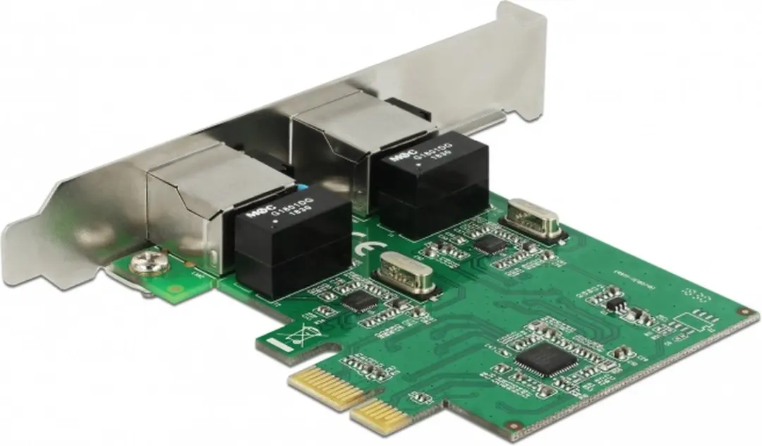 Delock 89999 PCI Express 2x Gigabit LAN - Groen - afbeelding 4 van 4