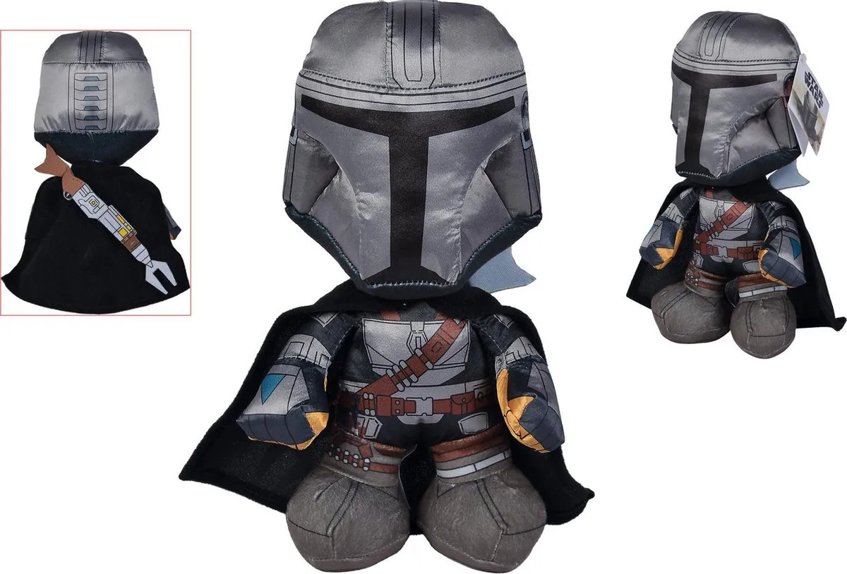 Disney Mandalorian Warrior Knuffel 25cm - Multicolor