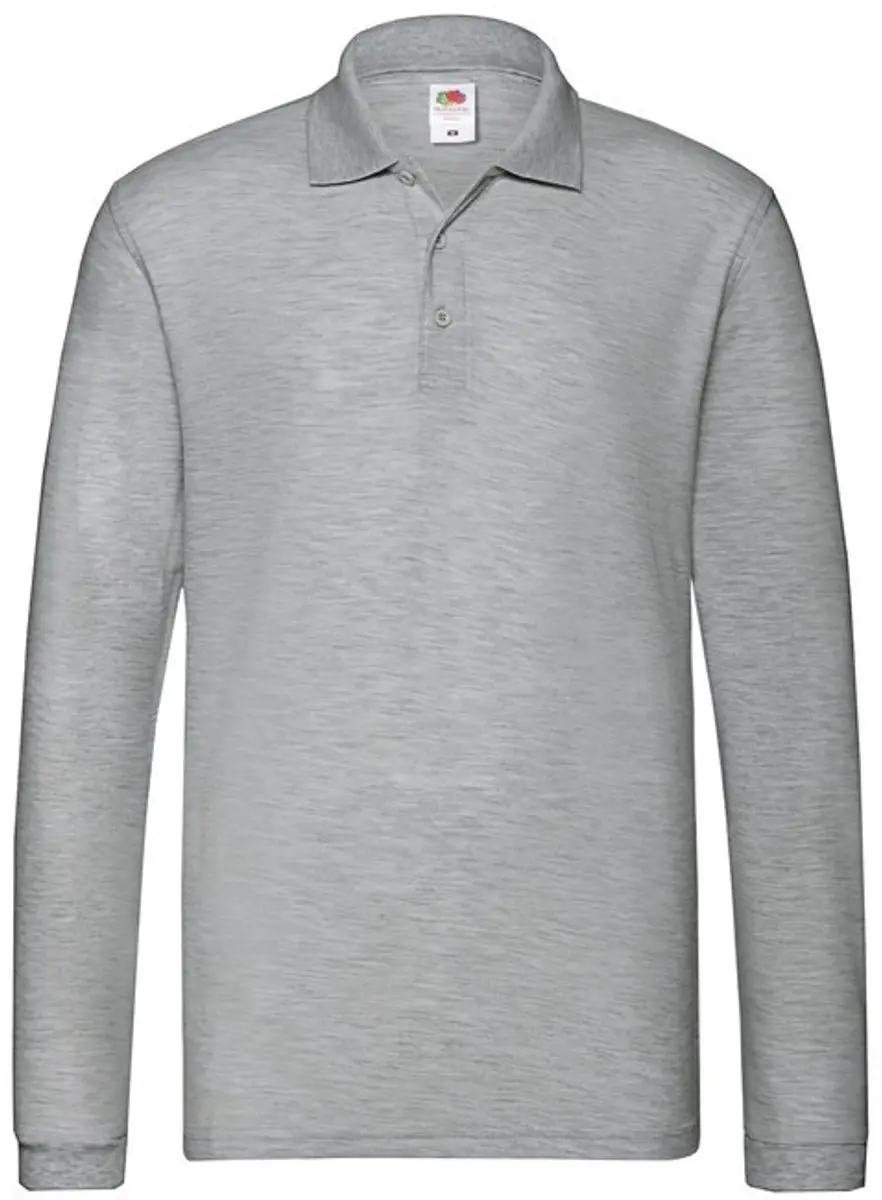Fruit Of The Loom Man Premium Poloshirt Grijs