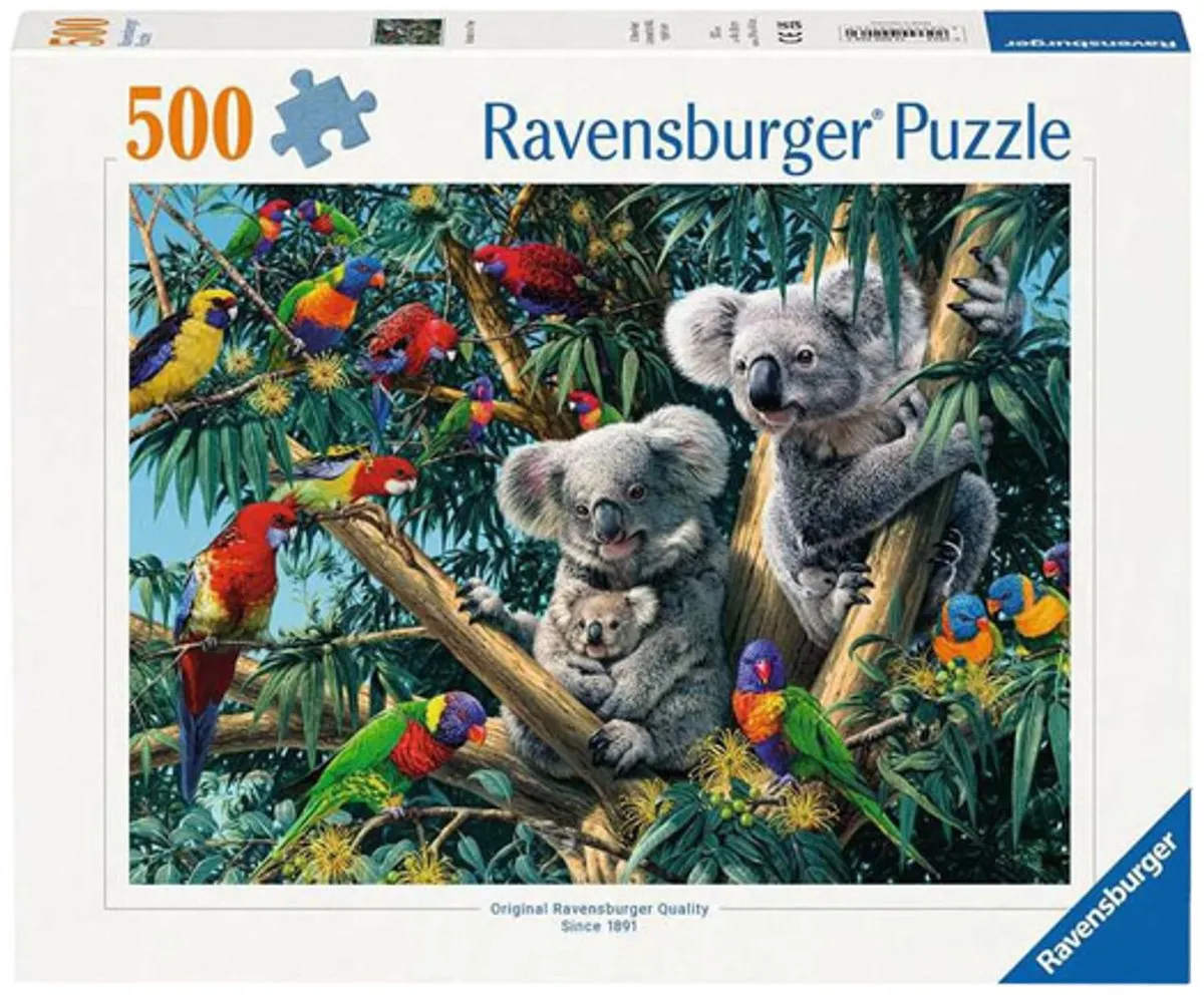 Ravensburger Puzzel Koalas in de Boom 500 Stuks - Multicolor