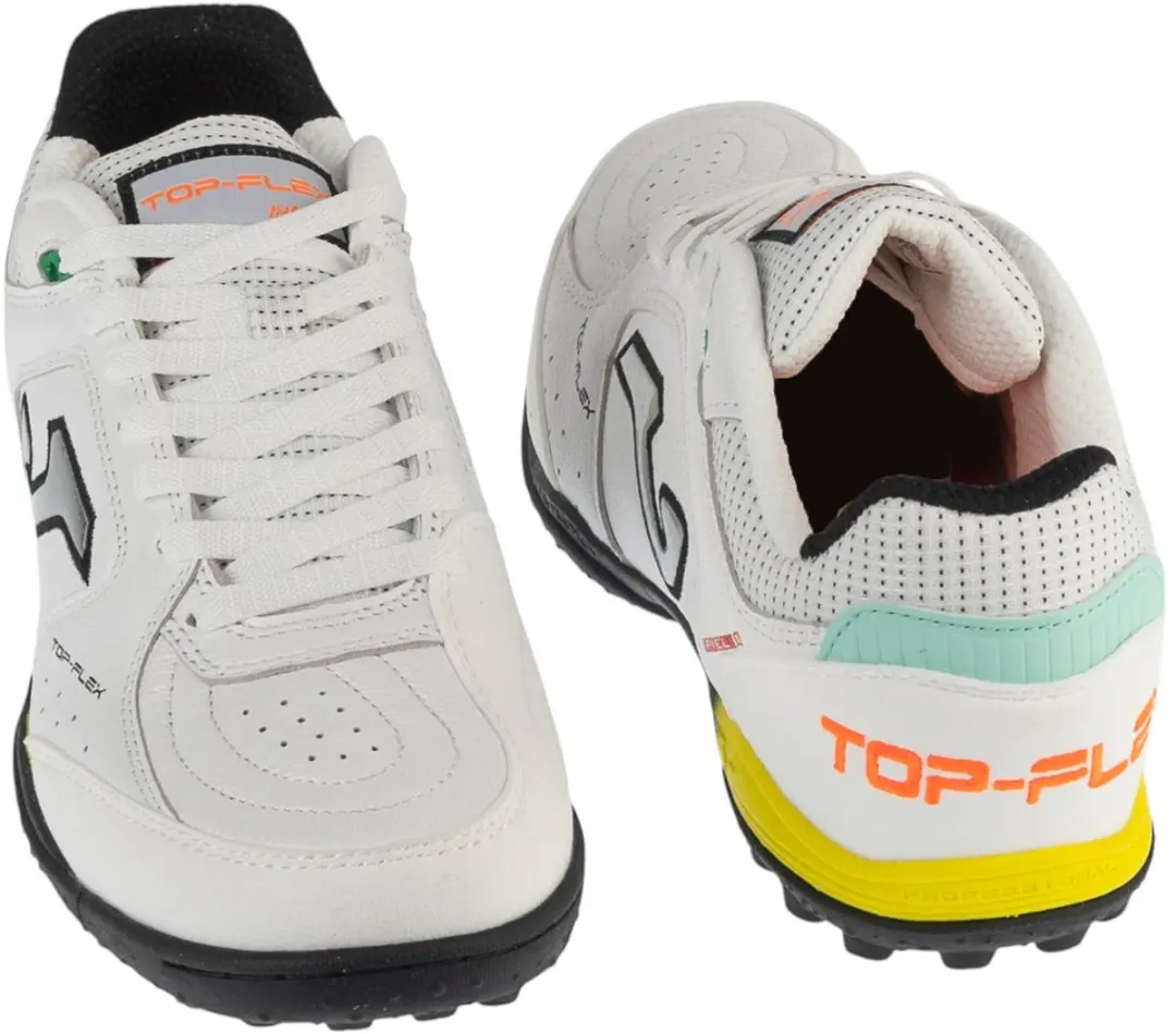 Joma Top Flex 25 TF Voetbalschoenen - Wit - Maat 40