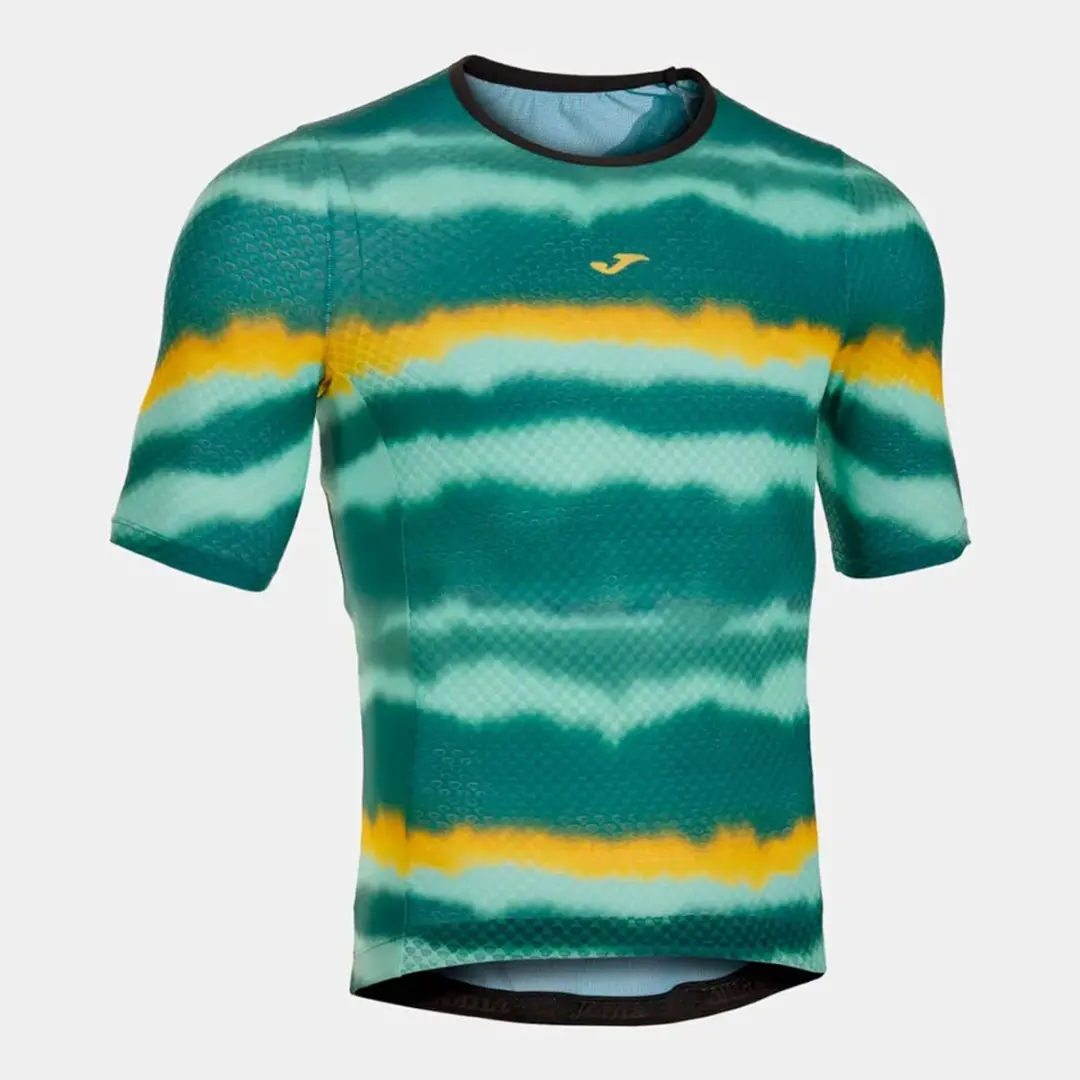 Joma Crono Printing Korte Mouw Wielertrui Groen L Man