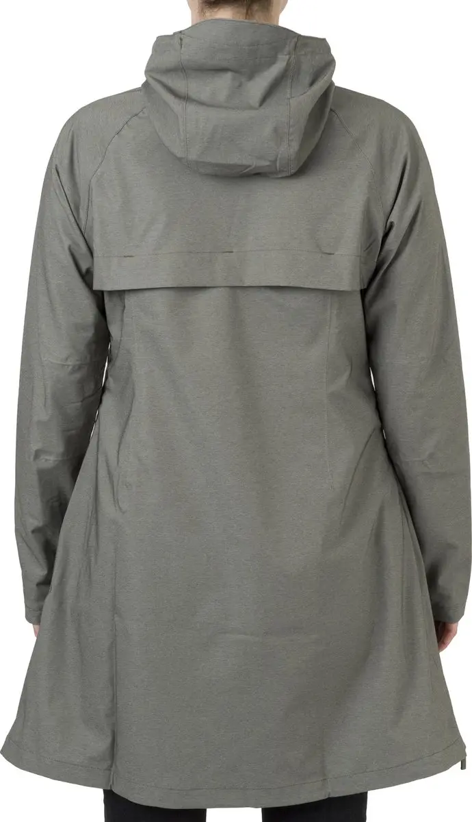AGU SEQ Regenjas Dames 2-in-1 Poncho - Olijfgroen - M - Poray 10000 - afbeelding 6 van 6