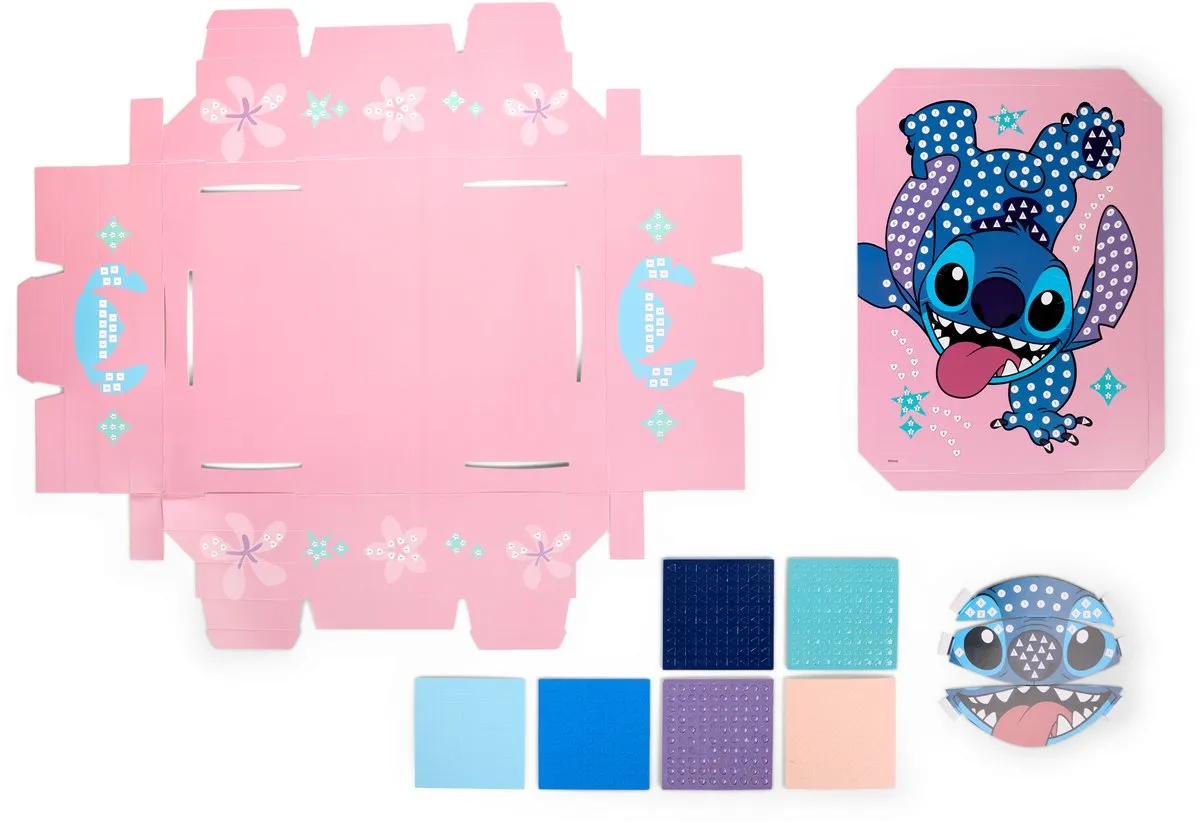 Disney Stitch 3D Mozaïek Art - Groot Multikleur