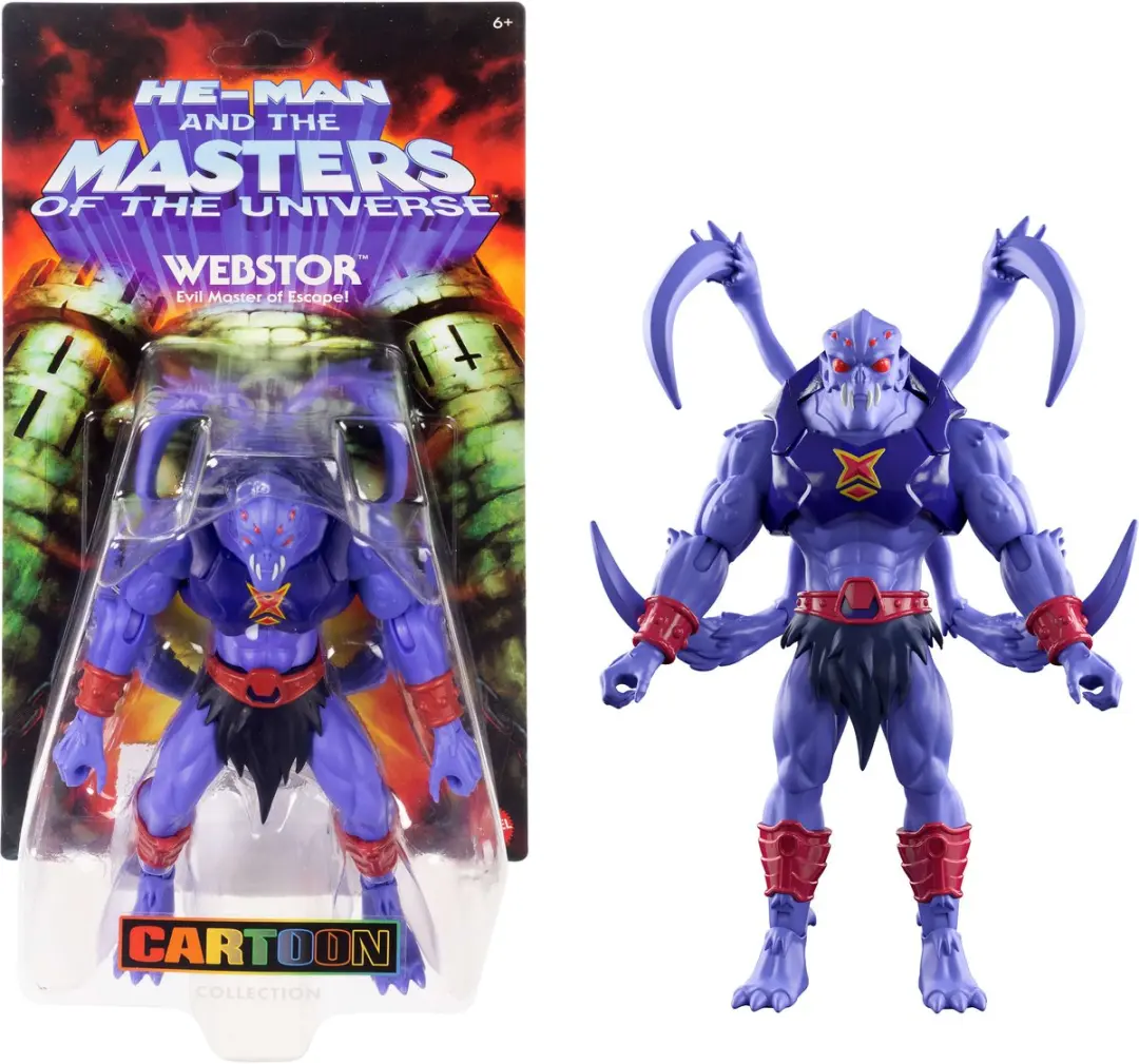 Mattel Masters of the Universe Origins Webstor Action Figuur 14cm