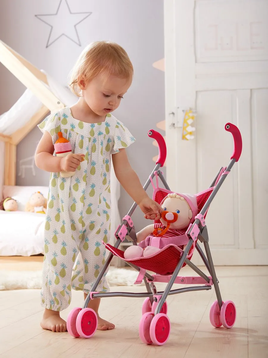 Haba Buggy Jule Poppenwagen - Hout - Meerdere kleuren