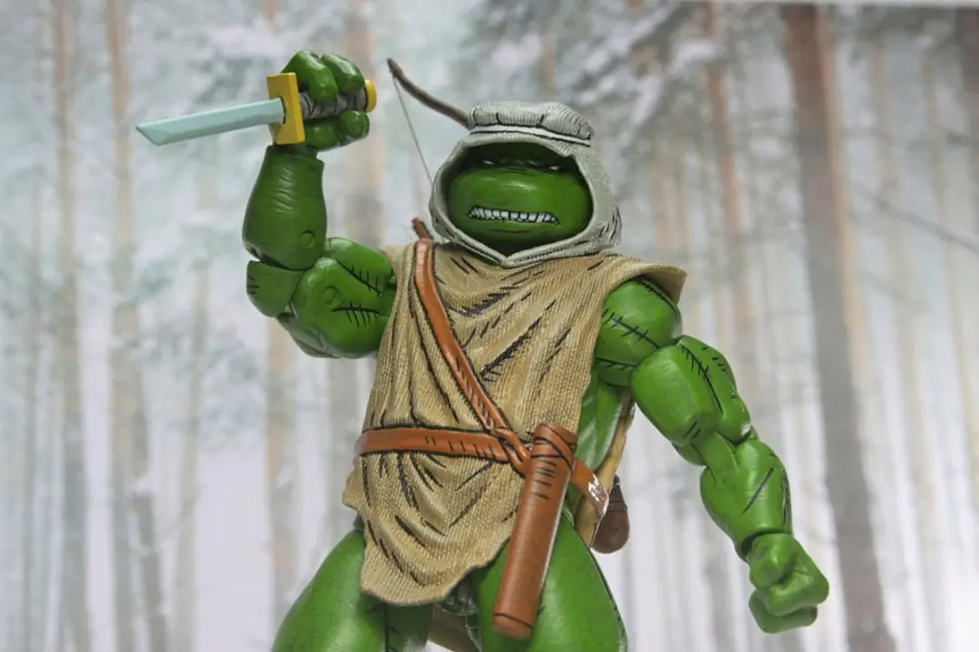 Neca Teenage Mutant Ninja Turtles Hunter Leo Action Figuur 18cm - Multi - afbeelding 2 van 6